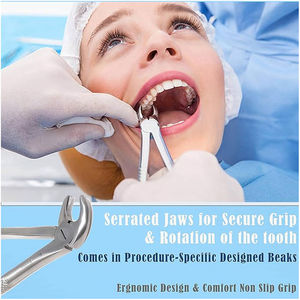 Fórceps de Extracción Dental Manual de Alta Calidad para Molares Superiores Derechos, Certificado CE, Ergonómico - Product Image 4