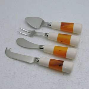 Ensemble de couverts de fabricant professionnel conçu en résine et acier inoxydable Vaisselle de table Couverts pour fêtes - Product Image 3