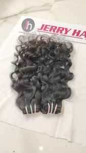 Paquetes de cabello ondulado natural recto rizado indio crudo sin procesar cutícula alineada cabello humano natural India vendedor de cabello indio crudo - Product Image 5