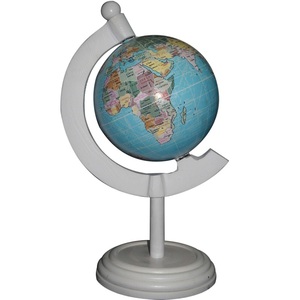 Aluminium Item Gold Color Iron Hot Selling High Quality Metal Sculpture Hollow Out <b>Rotation</b> Decorative World <b>Globe</b> the Best - Product Image 2