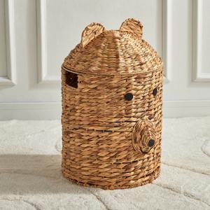 Panier de rangement pour jouets à prix avantageux, organisateur pour enfants, panier de rangement en jacinthe d'eau, panier kangourou, conteneur - Product Image 2
