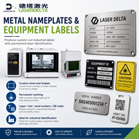 Paquete de Máquina Compacta de Corte y Marcado por Láser de Fibra para Placas de Identificación Metálicas, Códigos QR, Números de Serie y Etiquetas de Equipos