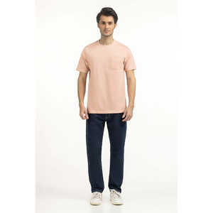 เสื้อยืด Relax Fit รุ่น MN-TS-SS25-026 ทรงหลวม เนื้อผ้าเจอร์ซีย์ 220-300 กรัม ระบายอากาศได้ดี กันยับ พร้อมตัวเลือกออกแบบโลโก้แบบไม่มีลาย - Product Image 1