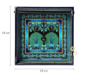 Bandeja de Madera de Diseño de Lujo, Fabricada con CNC, con Compartimentos Divididos para Frutos Secos, Dulces y Frutas Secas, Apta para Lavavajillas, para la Sala de Estar - Product Image 1