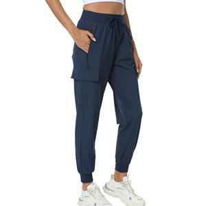 กางเกงคาร์โก้ผู้หญิงที่ใส่ได้ง่ายและมีกระเป๋าพิเศษ-ผลิตเพื่อความสบายสไตล์และการใช้งาน-มีบริการขายส่ง - Product Image 5