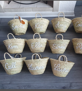 Bridal <b>Shower</b> - Customized Straw <b>Bags</b> Macrame Beach <b>Bags</b> Direct From Indian Supplier - Product Image 2
