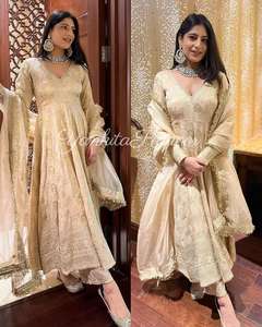 New Designer Party Wear Beautiful <b>Fancy</b> Digital Simple Gown with Dupatta High Quality Dresses Premium Fabric Dress - Product Image 4