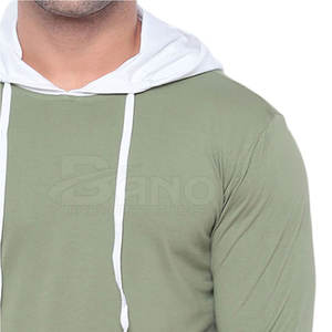 2024 último diseño sudaderas con capucha de gimnasio para hombres de alta calidad cómodo polar Mejor Precio de talla grande para adultos patrón de estampado de otoño - Product Image 6