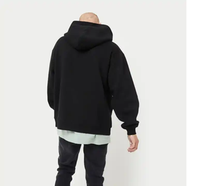 Sweat-shirt à capuche surdimensionné en laine pour homme, doublé, imprimé sur mesure, écologique, de haute qualité - Product Image 5