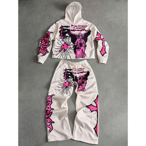 Conjunto Deportivo de 2 Piezas de Alta Calidad para Invierno, con Capucha, Forro Polar, Resistente al Viento, para Correr, Informal, de Manga Larga, Secado Rápido, Talla Grande - Product Image 1