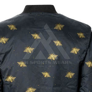 Venta caliente diseño personalizado impresión completa sublimación personalizada chaqueta de bombardero para los hombres - Product Image 5