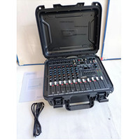 Interface audio numérique, table de mixage audio, MP3 +48V alimentation fantôme, nouvelle conception, table de mixage audio mince, 8 canaux, console de mixage audio USB