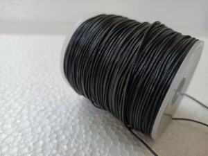 Custom Made Black Leather Cord in Size 1 mm Available in 100 Meter <b>Rolls</b> Ideal for Clothing and <b>Jewelry</b> Designers - Product Image 4