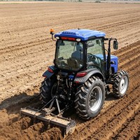 Tractor Agrícola Kayao Port Shipping Approved de 80HP 4WD con Motor Diésel YTO Original, Cabina con Aire Acondicionado, PTO de 540 rpm para el Mercado Estadounidense
