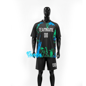 Uniformes de Voleibol Transpirables Negros, Conjuntos de Jersey de Poliéster de Secado Rápido y Elásticos Personalizados, Uniforme de Voleibol Negro - Product Image 4