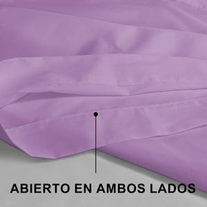 Set di 2 Federe Rettangolari Semplici con Lato Aperto, 100% Traspiranti e Morbide in Poliestere per Uso Domestico - Product Image 5