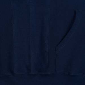 Sudadera con Capucha y Cremallera para Mujer, Color Azul Marino, 400GSM, Felpa Gruesa, 100% Algodón, Resistente al Viento, Costuras Planas, Color Sólido, Manga Larga - Product Image 6