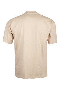 Camisetas Extra Grandes para Hombre, 100% Algodón, Jersey de Primera Calidad, Color Crema - Product Image 3