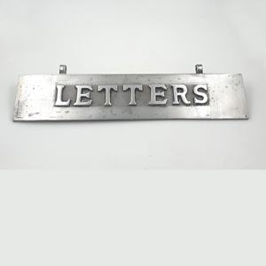 Aluminum Wall <b>Door</b> Decorative Letter Nautical <b>Door</b> <b>Sign</b> Silver Polished Wall Decorative Letter Custom Made <b>Sign</b> - Product Image 2