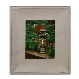 Cadre photo en bois MDF fait à la main 5X7 Style vintage simple pour la décoration de la maison et du bureau et les cadeaux de mariage Utilisation directe de l'usine - Product Image 5