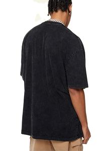 Camiseta de Algodón 100% para Hombre, con Logotipo Personalizado, Lavado Ácido, Estilo Urbano, Vintage, Talla Grande, 2026 - Product Image 4