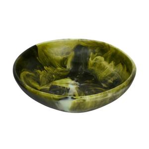 Tazón de Resina Epoxi Ecológico, Elegante y de Lujo, Color Verde Azulado, para Ensaladas/Frutas, Regalo, Hecho a Mano, Vajilla para el Hogar - Product Image 2