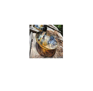 Nouveau bol à dessert corne avec pied luxe vente chaude Buffalo bol décoratif rasage service et bol décoratif produit le plus vendu - Product Image 2