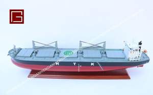 Gia Nhien Fabricant Approuvé Conception Personnalisée Basse quantité minimale de commande Navires Commerciaux HTK GALAXY MODÈLE DE BATEAU EN BOIS _ ARTISANAT EN BOIS - Product Image 2
