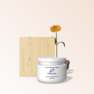 Pot en plastique PET de haute qualité Pavico Manufactory, 100 ml et 50 ml, avec couvercle en plastique de couleur personnalisée, certifié ISO 9001, pour crèmes cosmétiques - Product Image 2