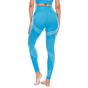 Shorts de sport et de yoga taille haute pour femmes, longueur cheville, en Spandex/Nylon, extensibles dans les quatre sens, séchage rapide, respirants, légers, grandes tailles, vente en gros - Product Image 5