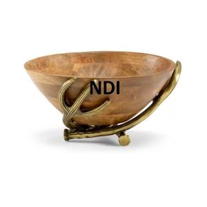 ชามผลไม้ทรงกลมเคลือบเงาสำหรับตกแต่งห้องครัวใช้จัดเลี้ยงอาหาร - Product Image 1