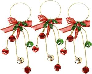 Vintage Jingle Bell <b>Christmas</b> Holiday Shaped Ornament for <b>Christmas</b> <b>Tree</b> Home <b>Wall</b> Decoration X Mas New Year Made India - Product Image 6