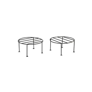 Round Shape Black Painted Color Iron Plant <b>Stand</b> Flower <b>Pot</b> Plant <b>Stand</b> For Home Balcony Garden Backyard Decorative Plant <b>Stand</b> - Product Image 4