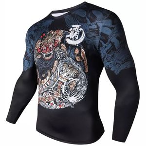Camiseta de Protección Solar Personalizada de Alta Calidad para Hombre, Anti-UV, Transpirable, de Secado Rápido, UPF50+, Spandex/Poliéster para Surf, Buceo, BJJ - Product Image 1