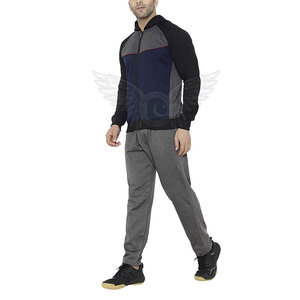 Chándal de tela transpirable ajustado para hombre de nuevo diseño 2023 para adultos, venta al por mayor, temporada de invierno de etiqueta privada - Product Image 4