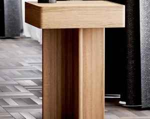 Table de chevet moderne en bois écologique faite à la main avec rangement Design minimaliste pour chambre salon et bureau à domicile - Product Image 5