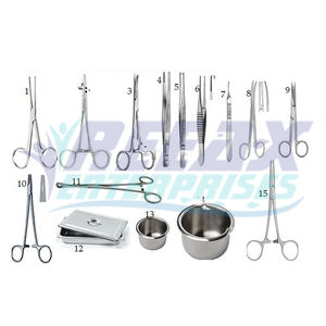 ชุดเครื่องแต่งกายการผ่าตัดอเนกประสงค์ขนาดดีที่สุดโดยองค์กร reeax เครื่องมือที่จำเป็นสำหรับการผ่าตัดประสบความสำเร็จ - Product Image 1