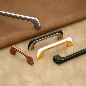 Poignées de tiroir et boutons ronds réglables en alliage de zinc modernes et exclusifs pour armoire, cuisine, salle de bain, quincaillerie de meubles - Product Image 6