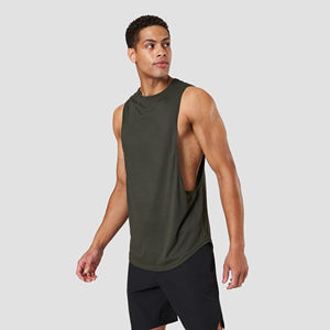 Débardeur de musculation sans manches pour hommes Débardeur d'entraînement Fitness Vêtements de sport personnalisés pour hommes Débardeur de gym pour hommes - Product Image 2