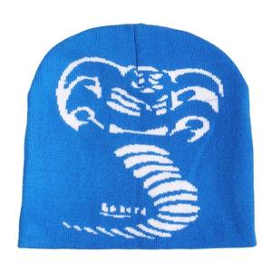 100% acrílico invierno corto tejido puño gorro alta calidad logotipo personalizado Swag gorros 3D bordado liso teñido impresión viaje - Product Image 5