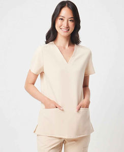 Proveedor profesional, uniformes médicos personalizados, conjuntos de uniformes, enfermera de alta calidad, manga corta, uniformes médicos, bolsillos, LICRA/Lona de poliéster - Product Image 5