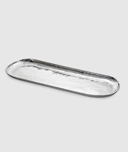 Plateau de service de nourriture en acier inoxydable avec finition miroir Plateau de service de forme rectangulaire - Product Image 6