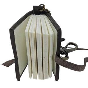 Portable and Durable Classic Style Leather Bound <b>Writing</b> <b>Journal</b> with Key Chain Casual Diary for Bulk Supply Lightweight - Product Image 4