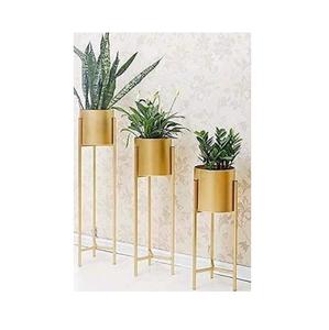 Jardinière en métal design unique forme personnalisée jardinière de luxe faite à la main meilleure vente jardinière en métal fantaisie élégante indienne - Product Image 6