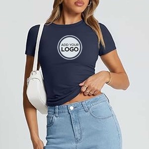 Camiseta para Mujer, Impresión Personalizada, 100% Algodón - Product Image 1