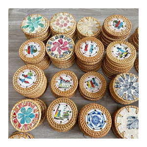 Vietnam Eco Crafted Rattan <b>Placemat</b> For <b>Table</b> Decor Rustic <b>Dining</b> Natural Tray Handmade Mat With Best Factory And Bulk Pricing - Product Image 2