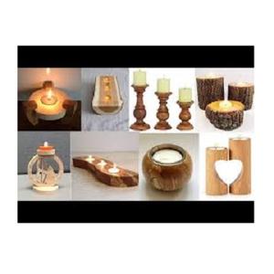 Candelabros de madera de bajo precio de tamaño personalizado, soportes de pilar para el hogar y la boda, candelabro perfumado, cajas de suscripción - Product Image 4