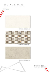 Dernière tendance : carreaux de céramique pour murs de salle de bain et de cuisine, 300x600 mm, finition brillante ou mate, texture sculptée effet sucre, pour maisons modernes - Product Image 3