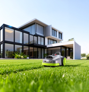 Cortador de Grama Robô Lopkin L1600 Sem Fio Perimetral RTK, Cortador de Grama Robótico com Visão, Mapeamento Assistido por IA, Liberdade no Jardim, Vida Inteligente - Product Image 4