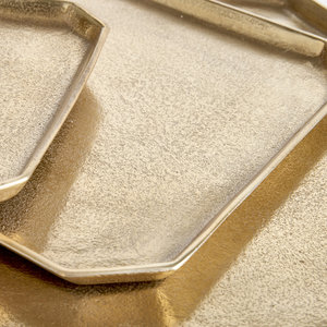 Plateau en or en aluminium personnalisé en gros pour restaurant hôtel à bas prix avec logo personnalisé - Product Image 3